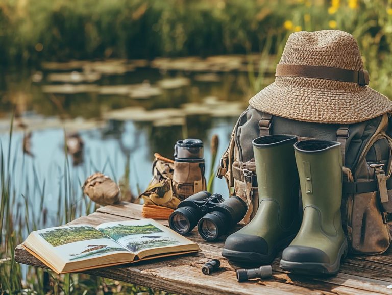 Practical Accessories for Bird Watching in Wetlands