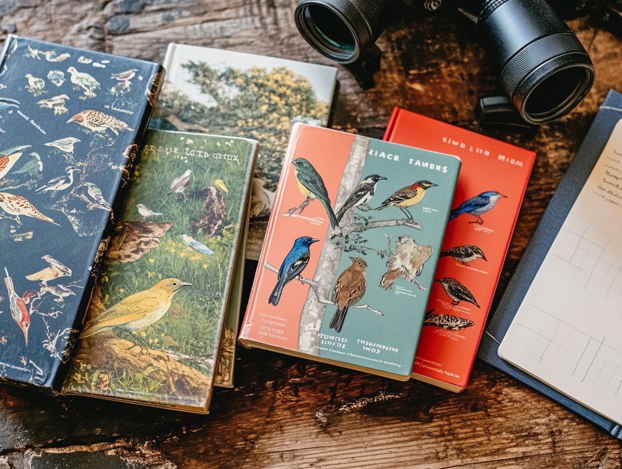 An informative image about regional bird field guides