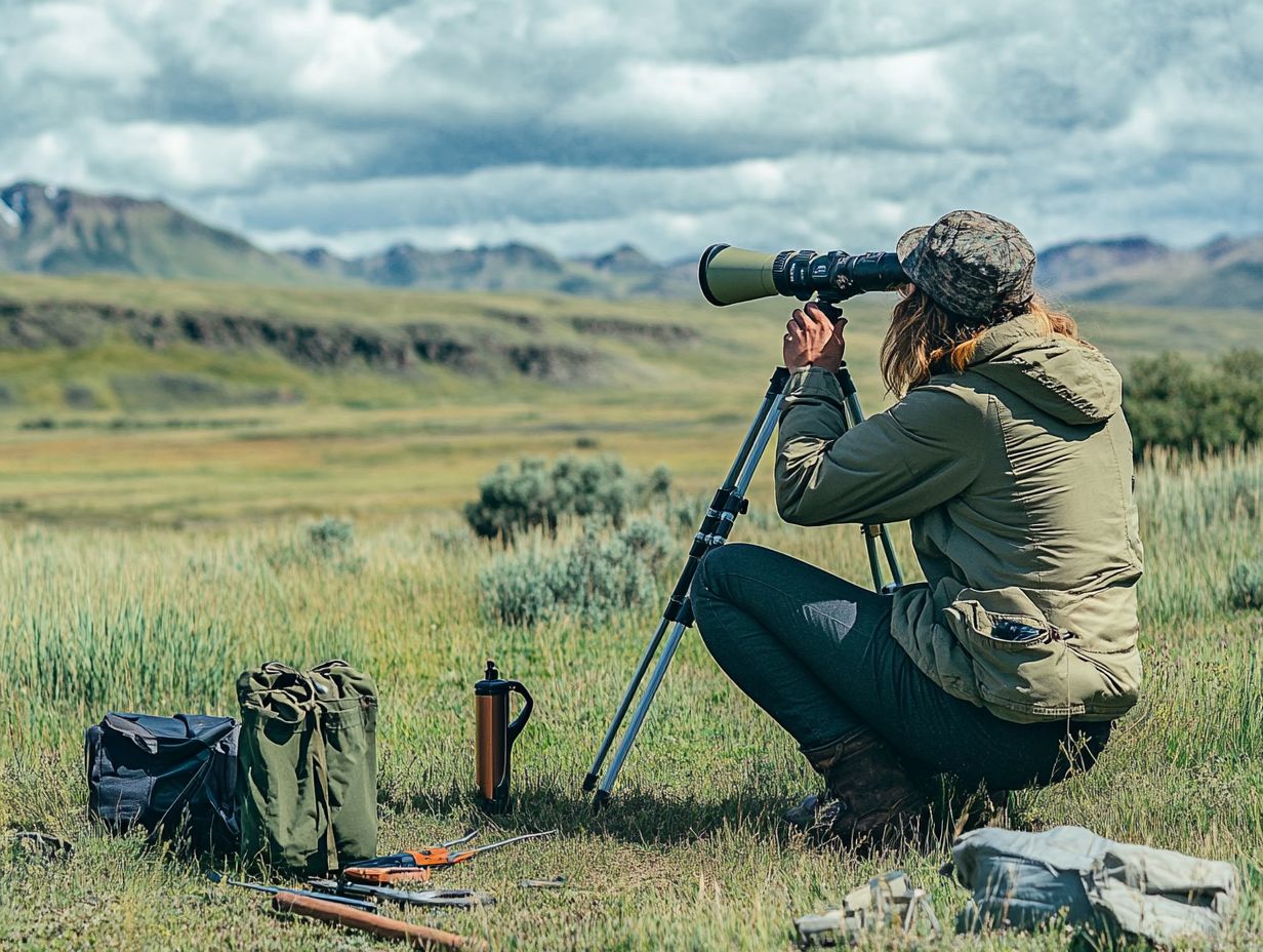 A guide on setting up your spotting scope for optimal performance