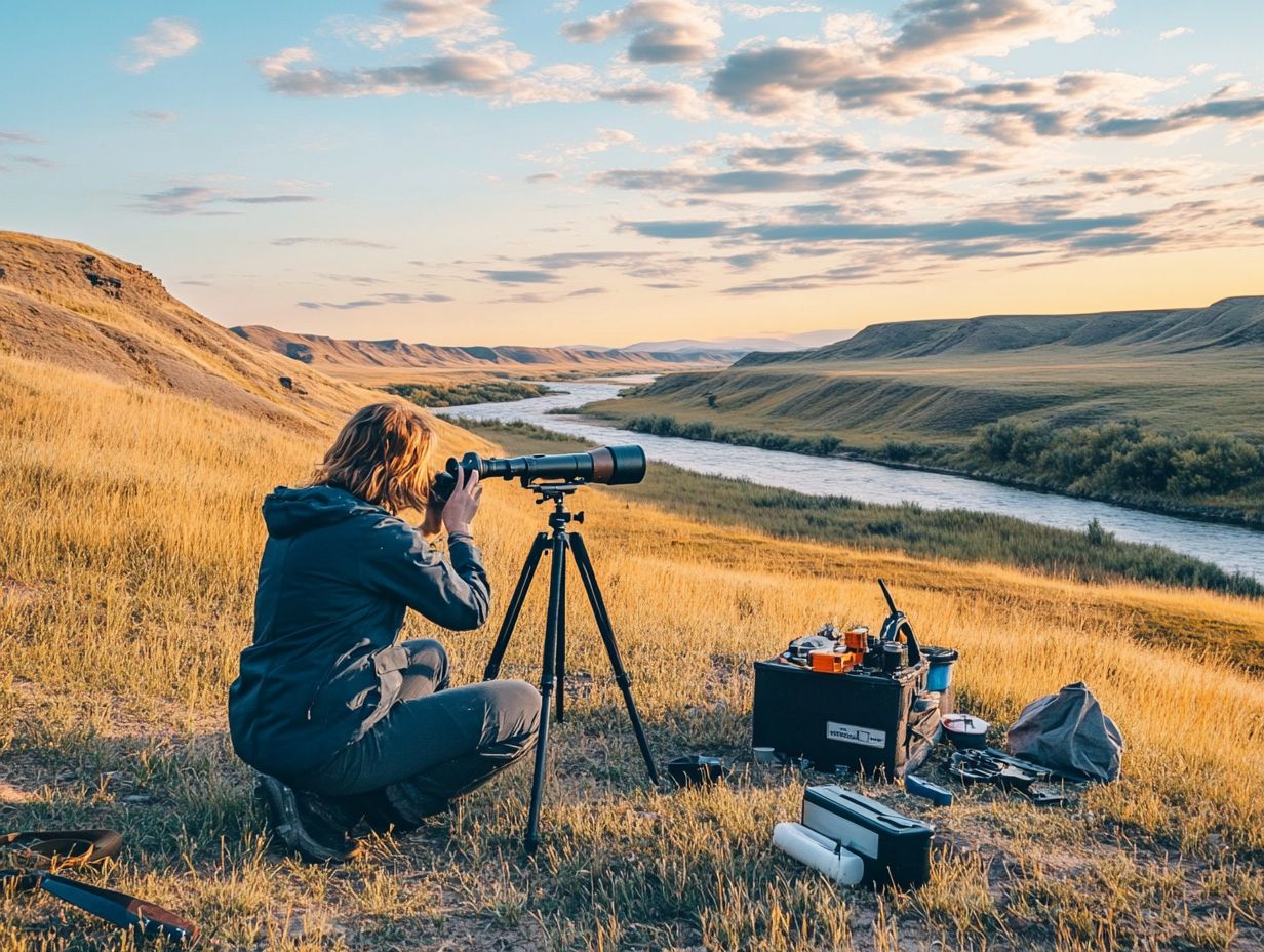 1. How do I set up my spotting scope?