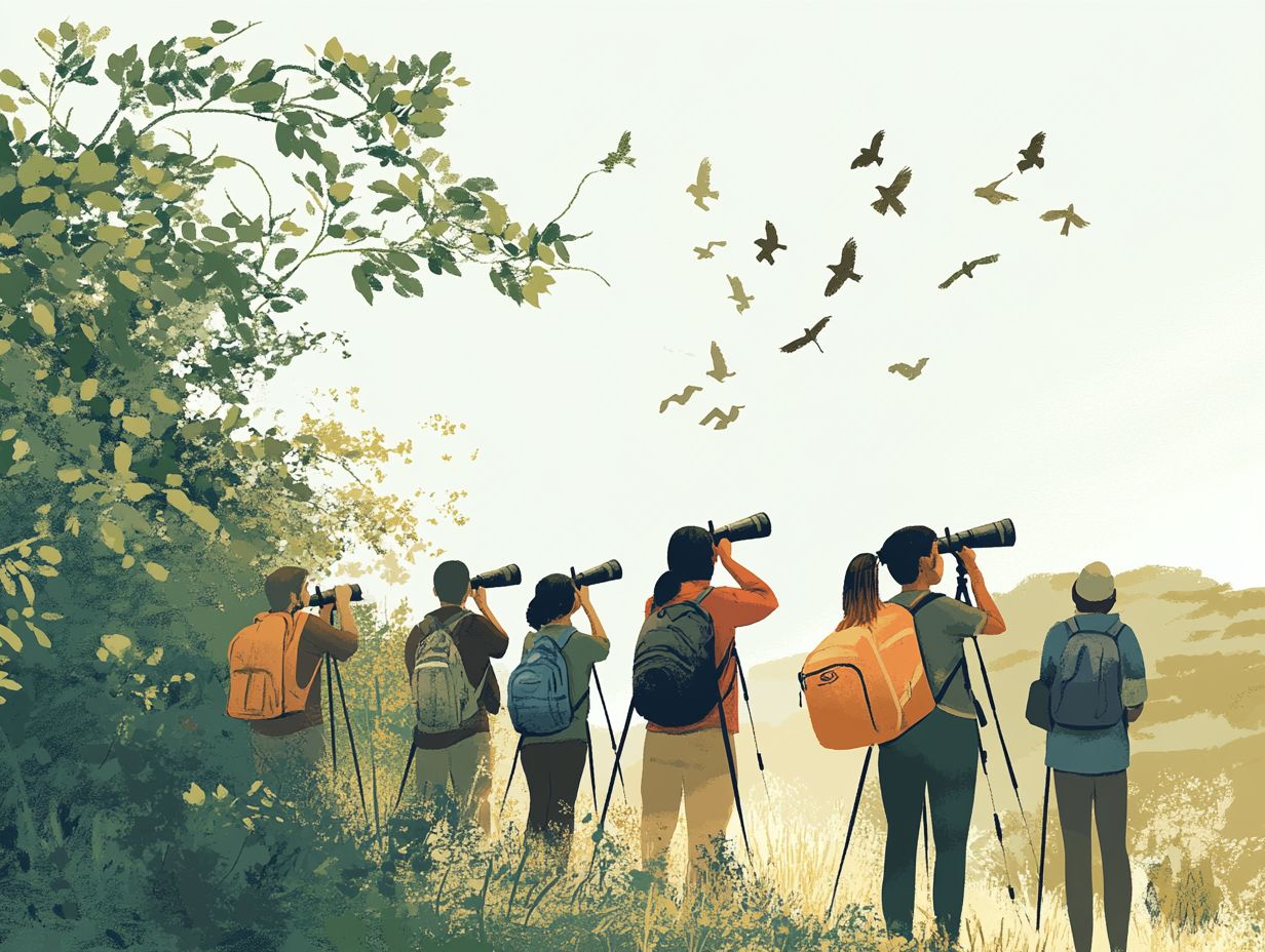 Sharing a Spotting Scope