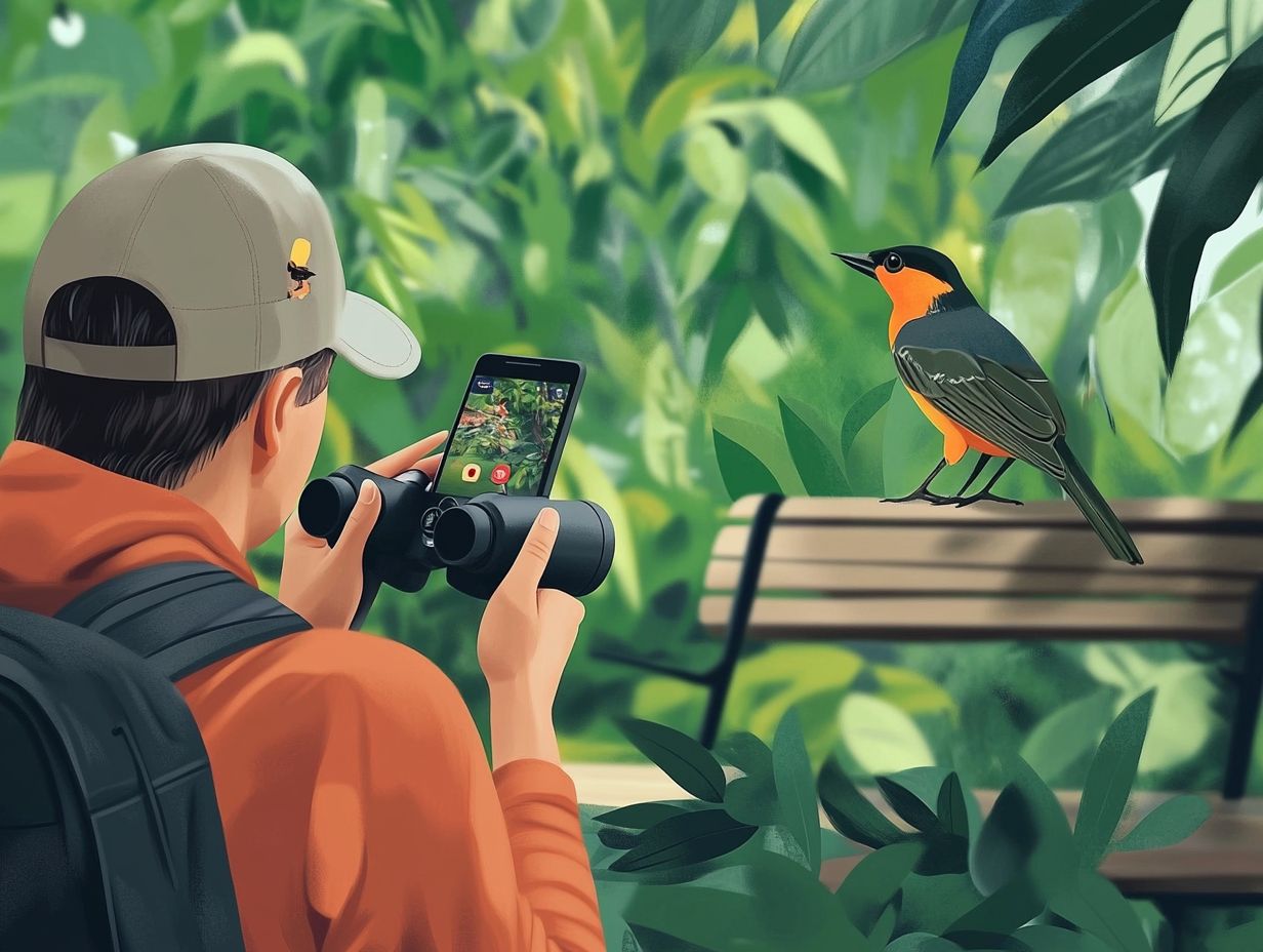 Balancing birding and technology