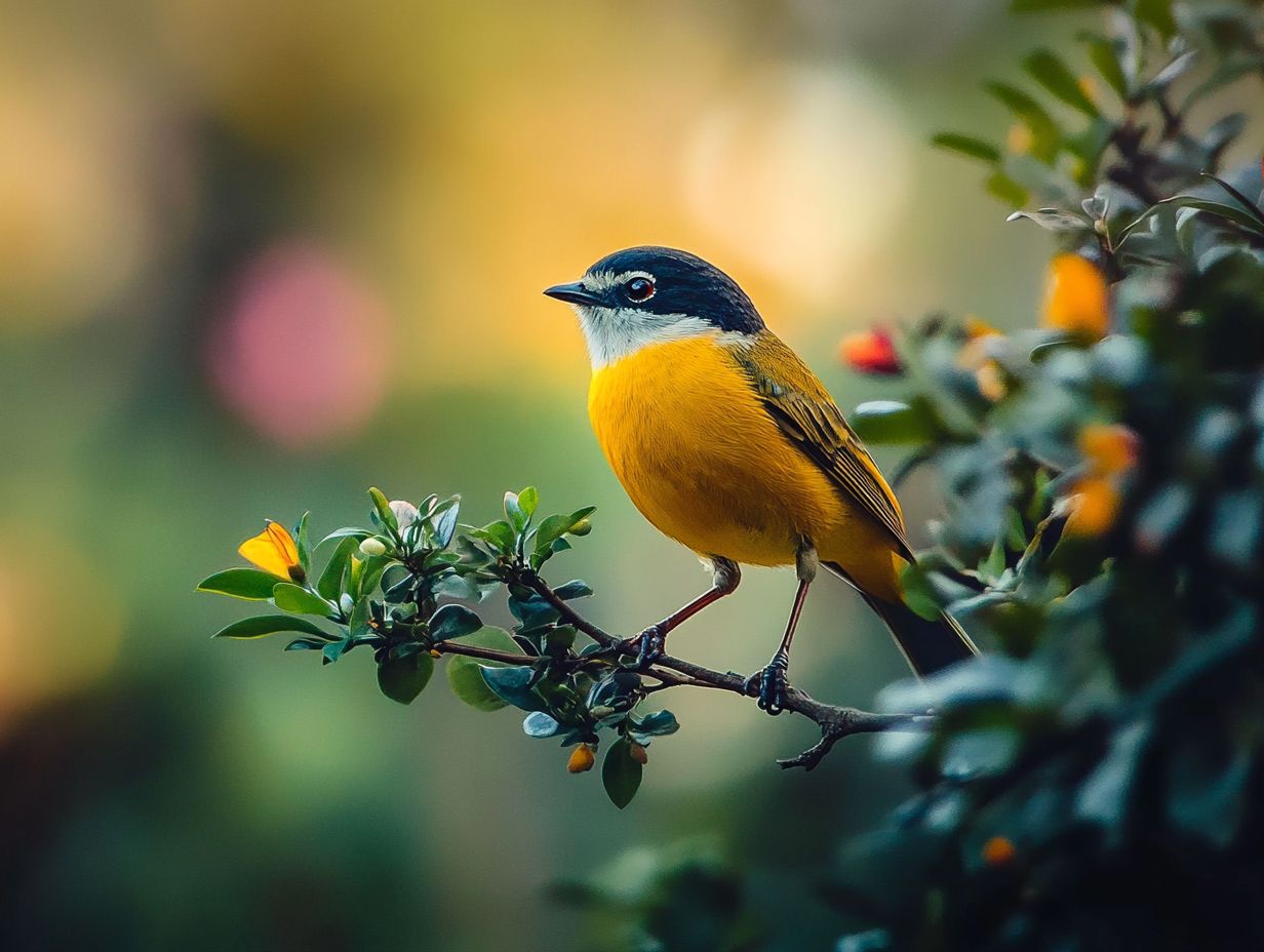 Visual representation of bird photography composition fundamentals.