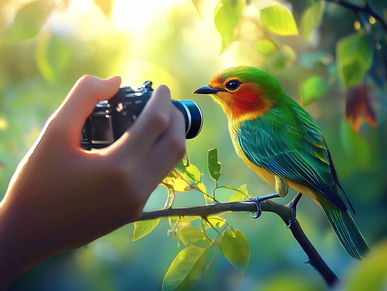 Will using a zoom lens affect the quality of my bird photographs?