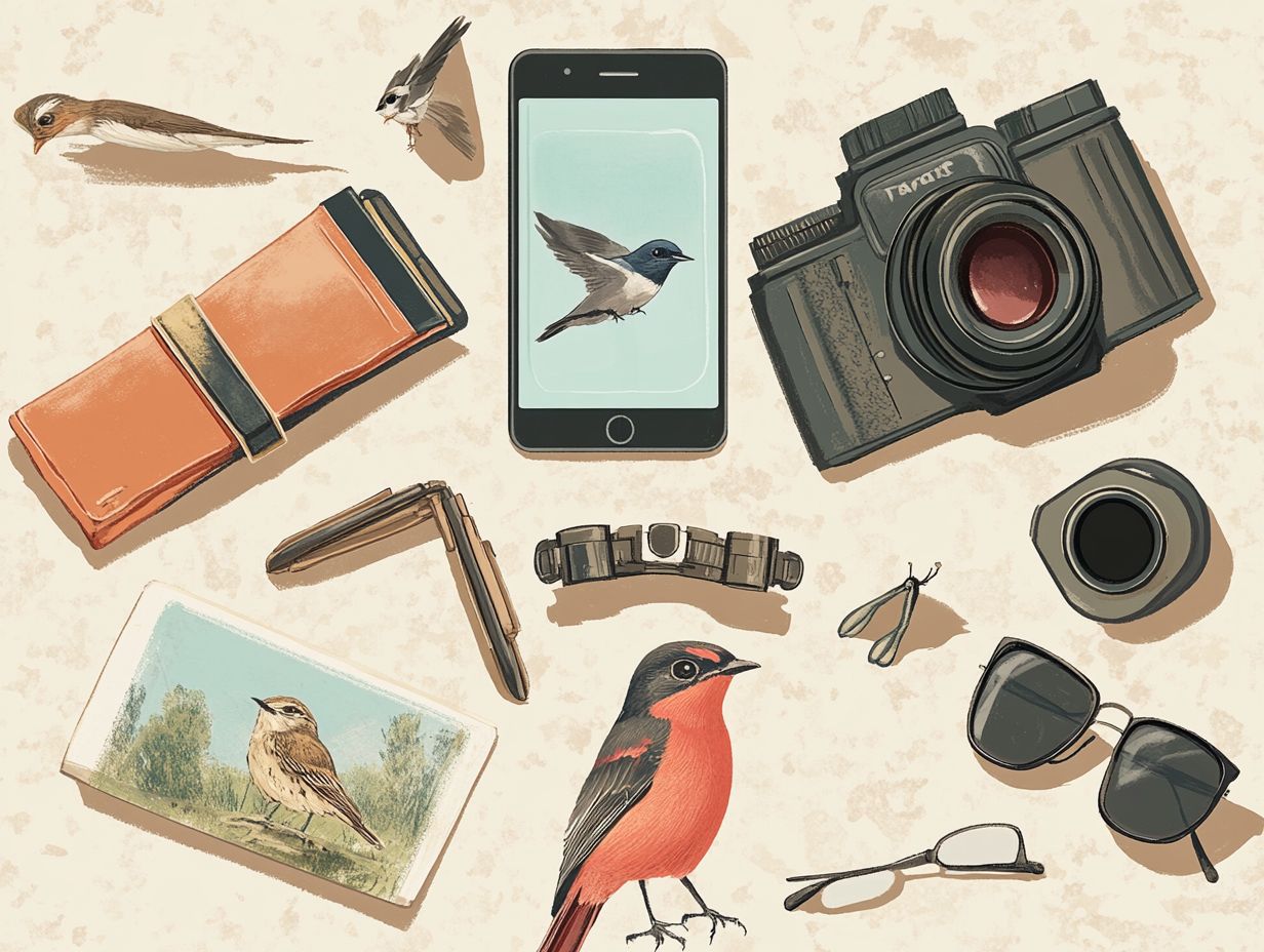 Drones and high-resolution cameras used in birding