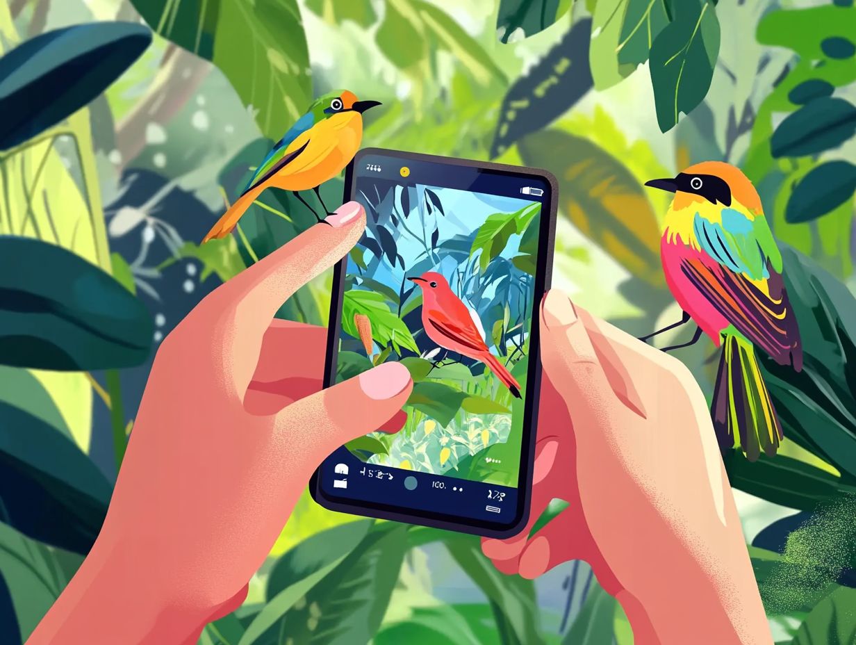 Illustration depicting Privacy Concerns in Birding Apps