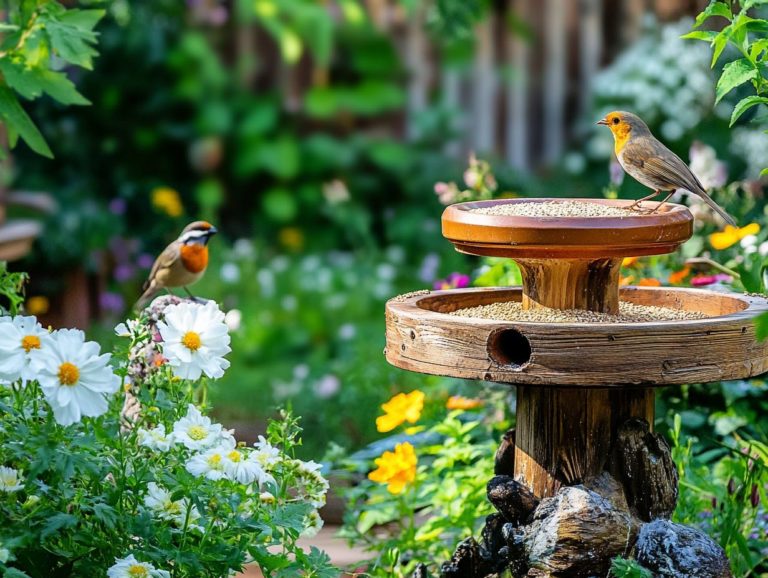 The History of Bird Feeders and Baths