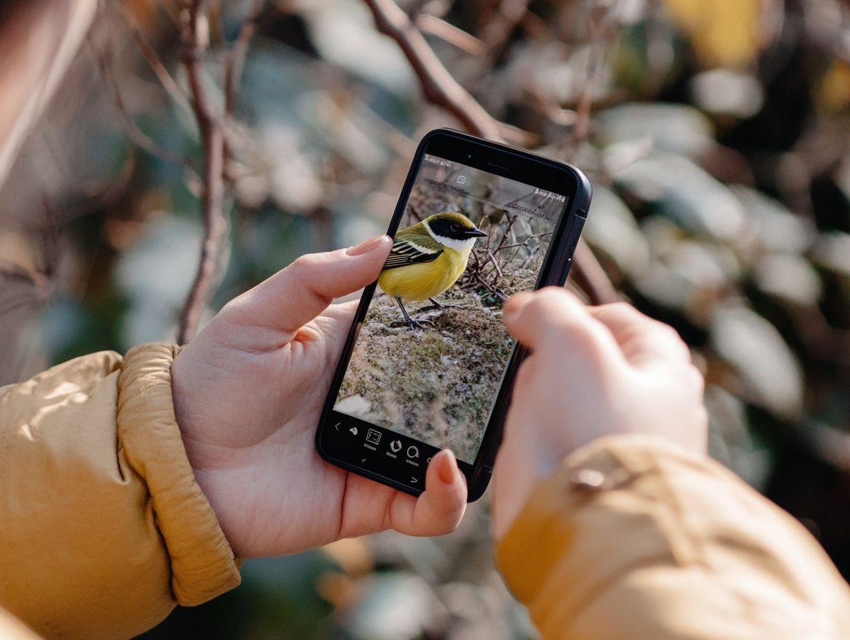 Image showing the advantages of technology in modern bird field guides