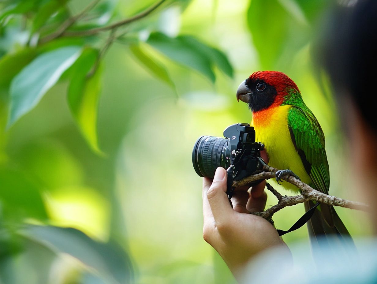 What is the importance of patience in bird photography?