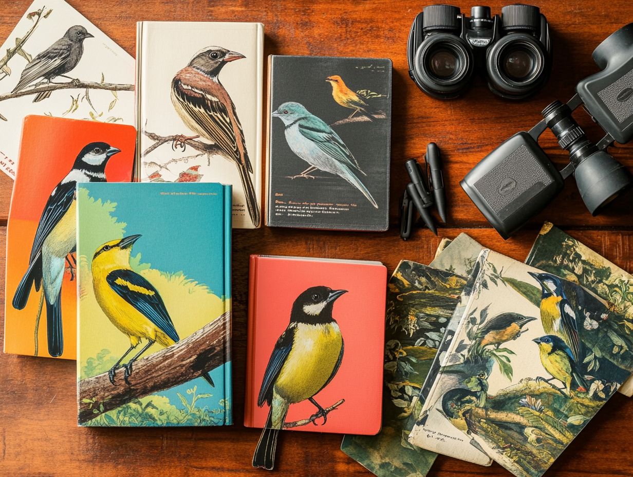 Popular field guides for travel birding