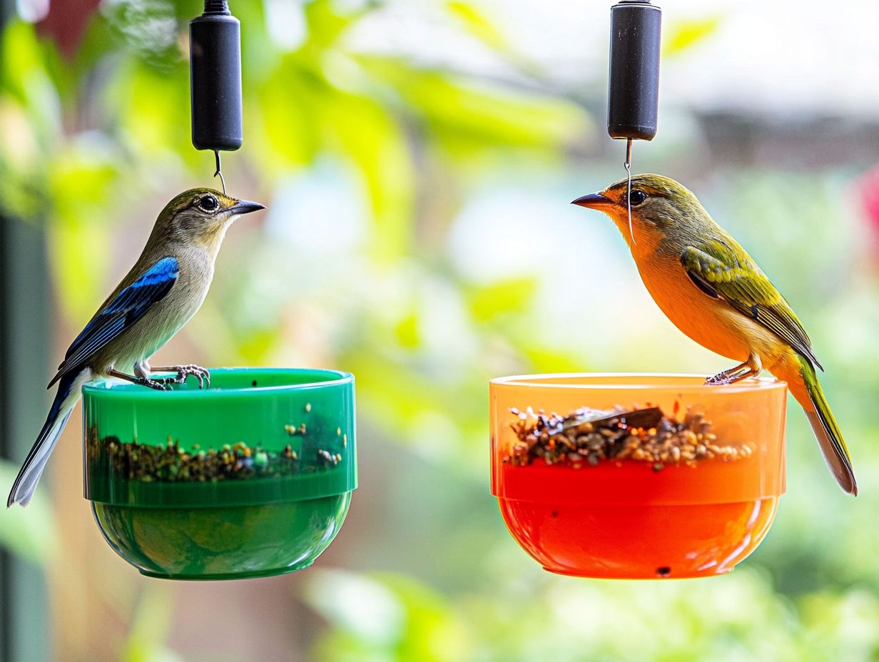 Considerations Before Choosing a Plastic Bird Feeder