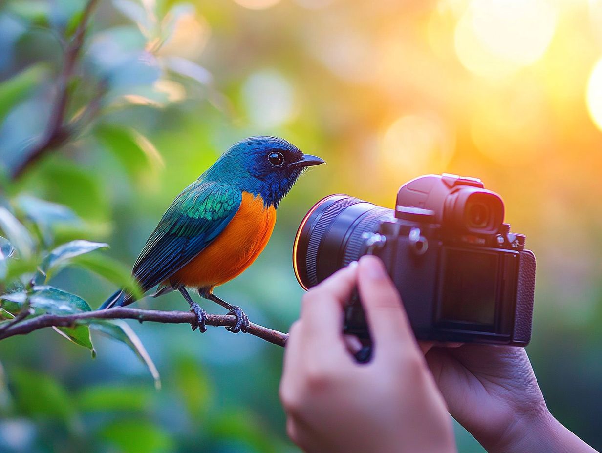 Filters improve the quality of bird photography.