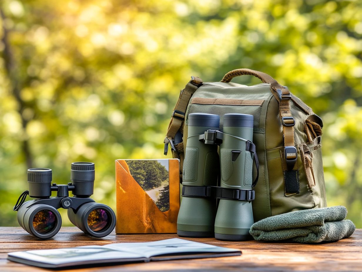 A sunshade designed for birdwatchers to reduce glare