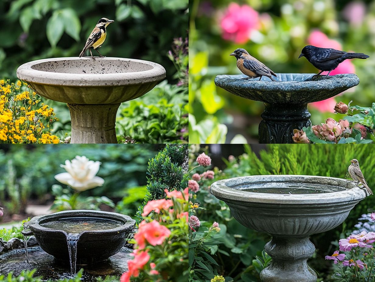 6. Ground-Level Bird Bath