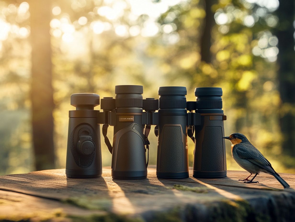 Leica Ultravid HD-Plus 8x42 Binoculars on display