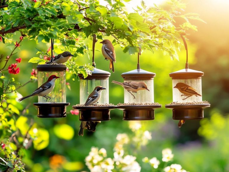 Top 5 Bird Feeders for Backyard Bird Watching