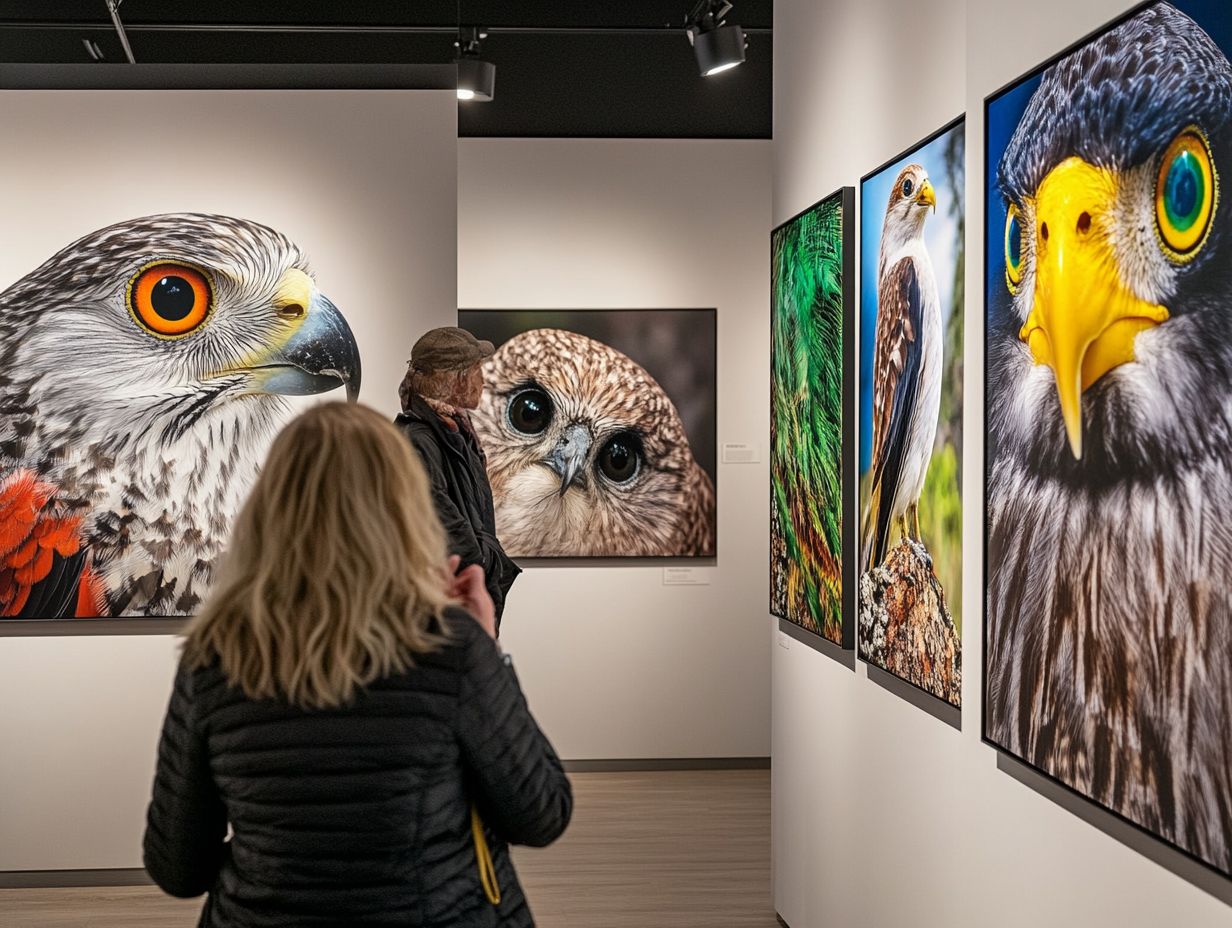 Diverse Bird Photography Displayed at Exhibitions