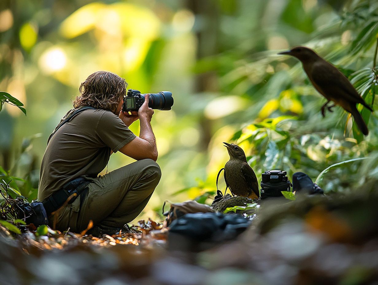 Visual summary of key takeaways for bird photography.