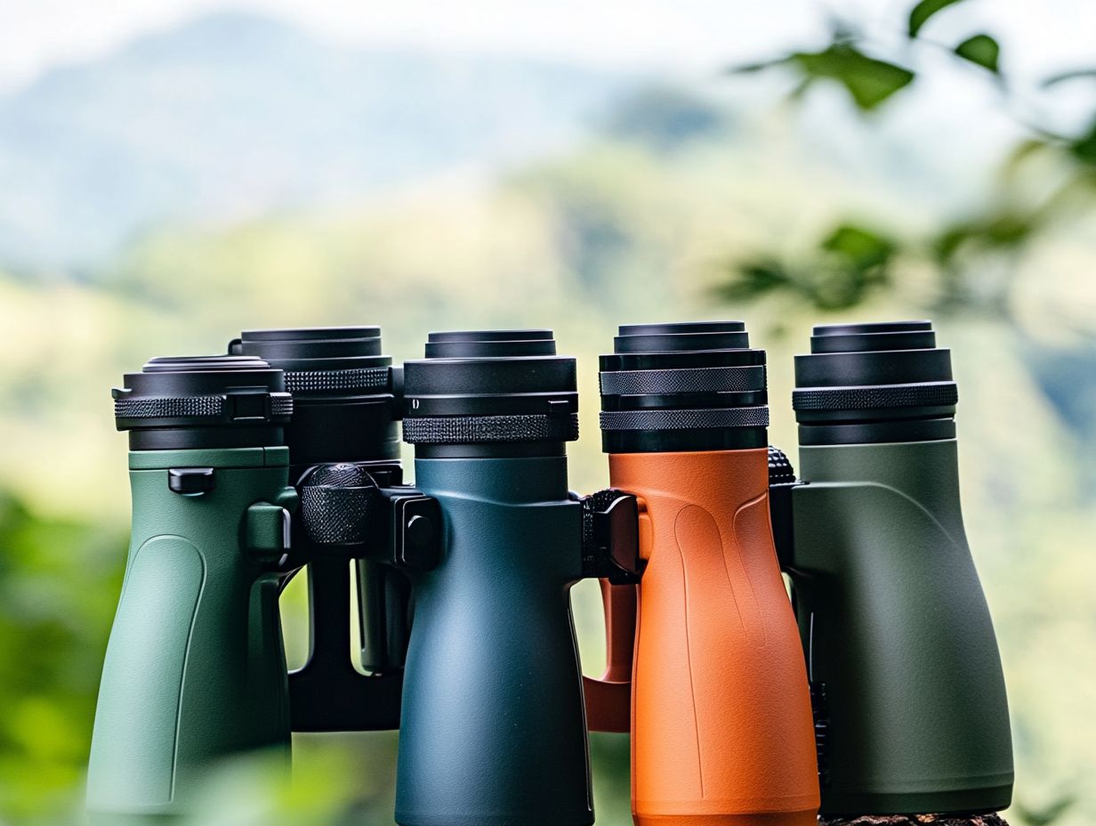 Image showcasing the top 5 bird watching binoculars for professionals