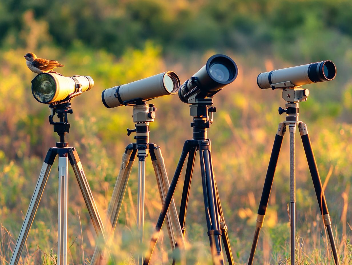 How Do These Spotting Scopes Compare in Terms of Price?