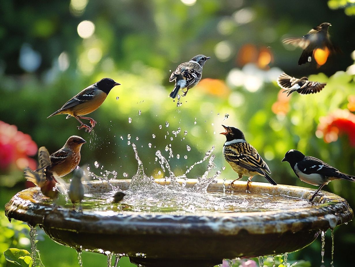 Key Takeaways: Provides insight into bird bath depth preferences.