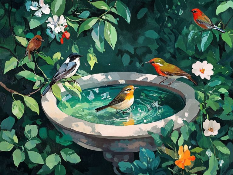 Understanding Bird Preferences for Baths