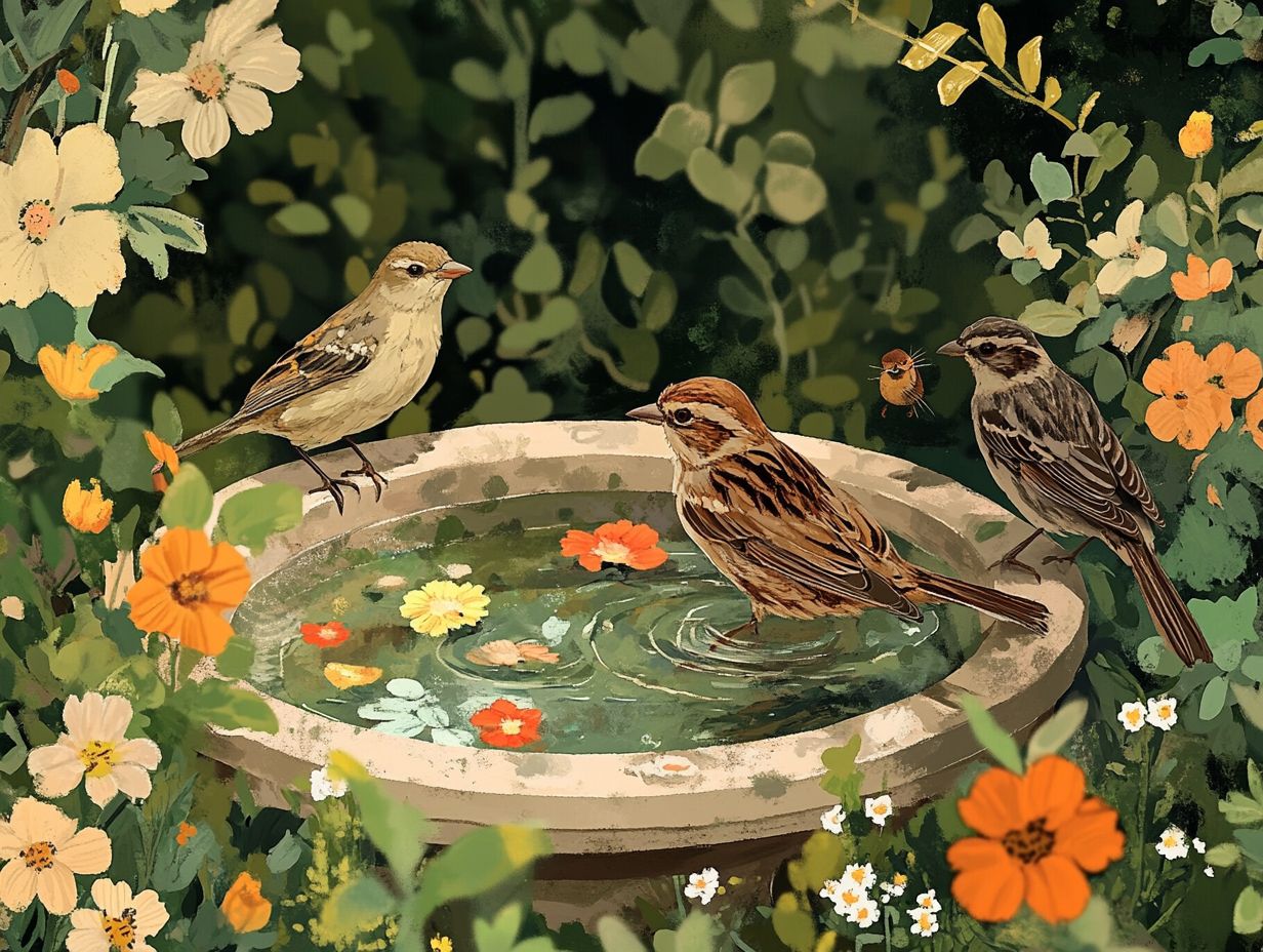 Tips for Placing and Maintaining a Bird Bath