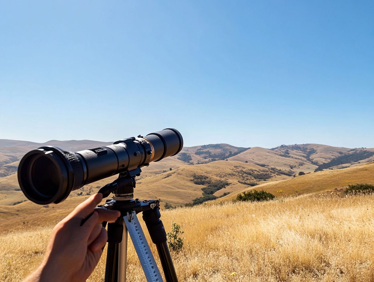 What is field of view in spotting scopes?