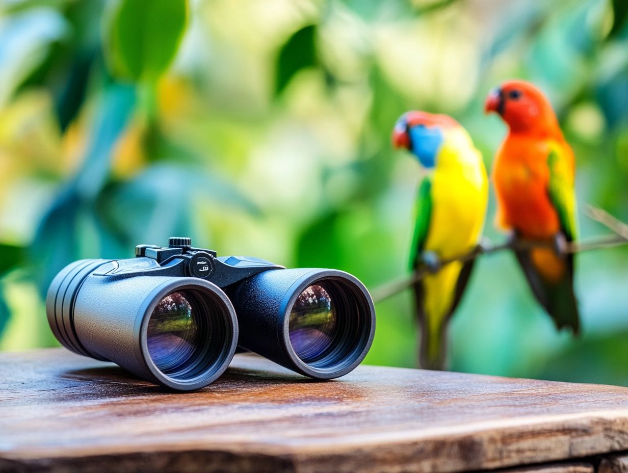 Infographic on Birding Binoculars