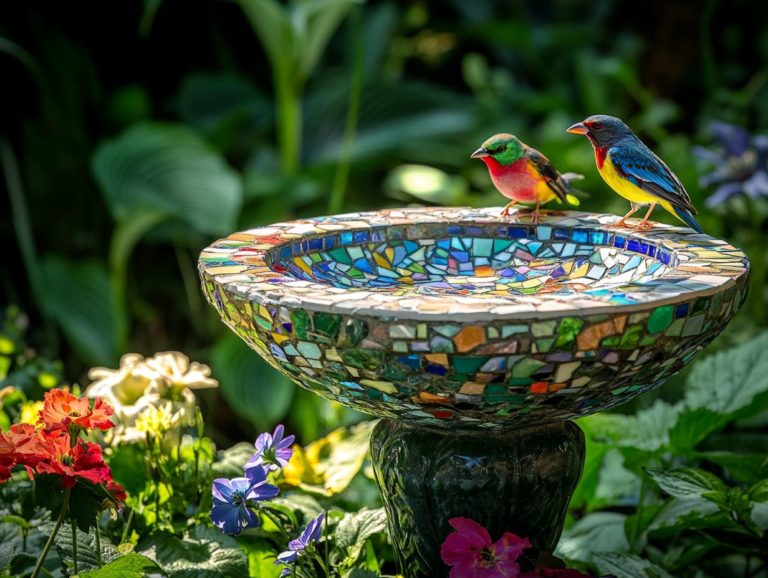 Unique Bird Bath Ideas for Small Spaces