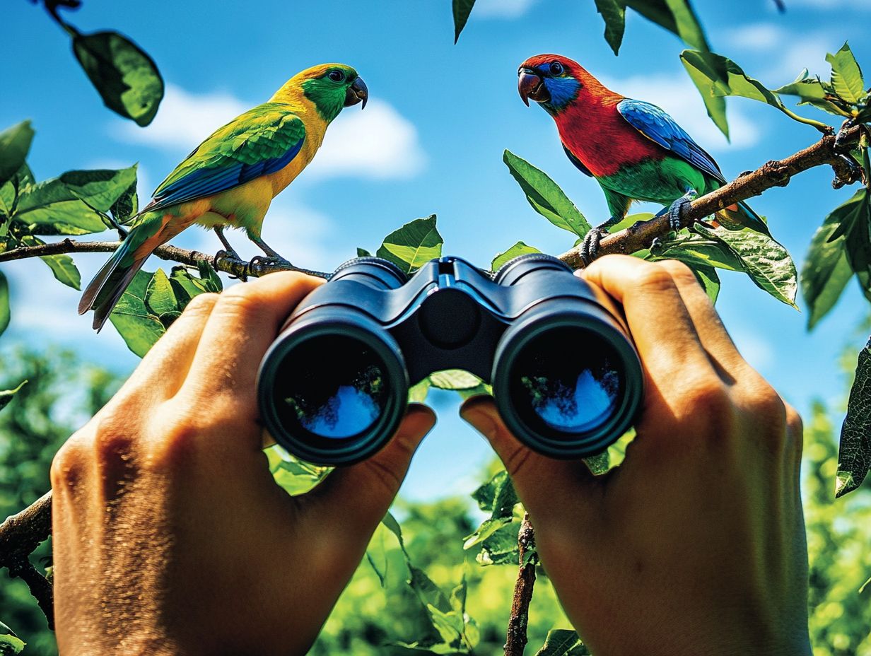 Techniques for Using Binoculars for Bird Identification