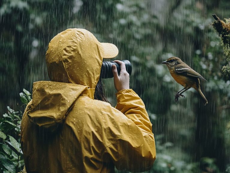 Waterproof Gear for Bird Watching in Rainy Weather