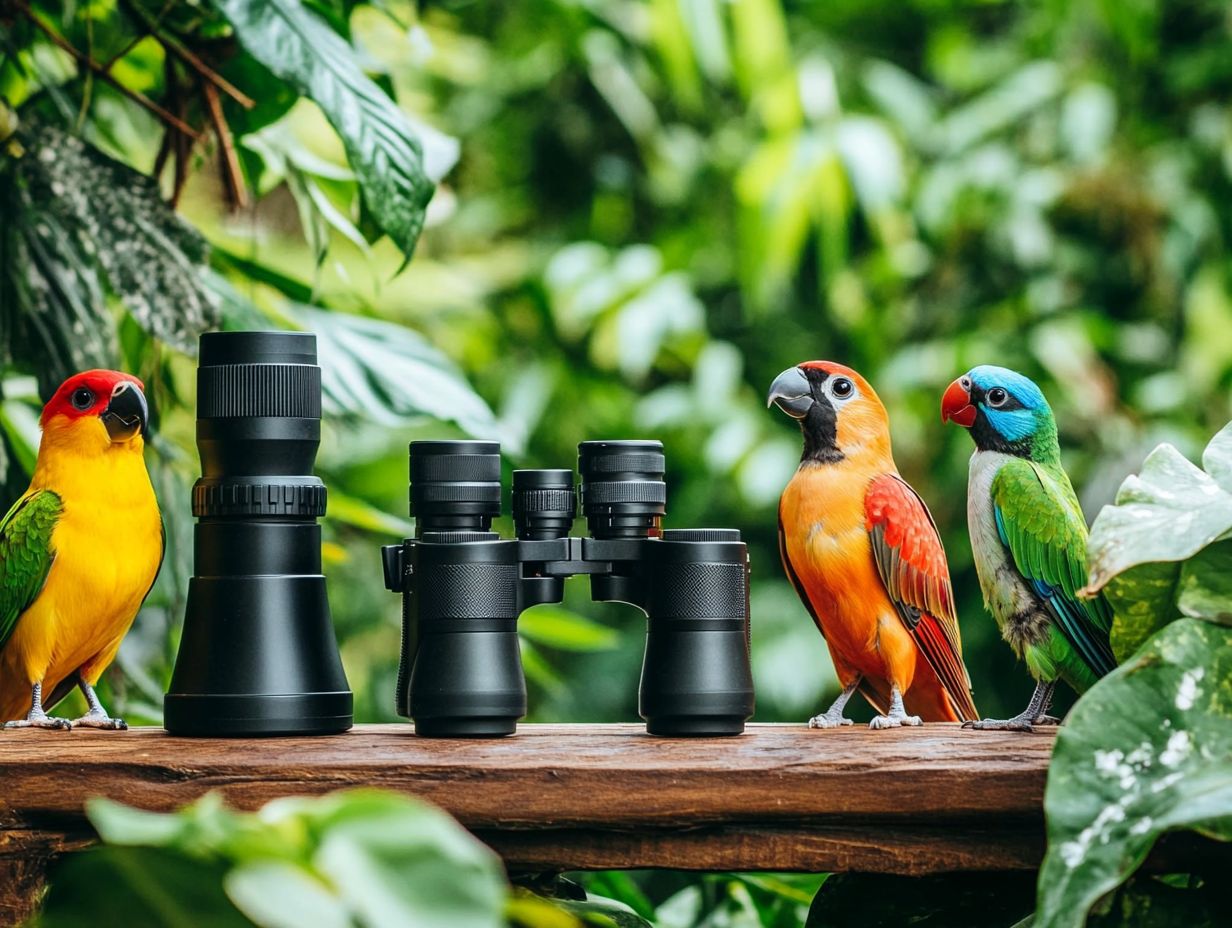 Discover the essential features of binoculars for the perfect bird watching experience.