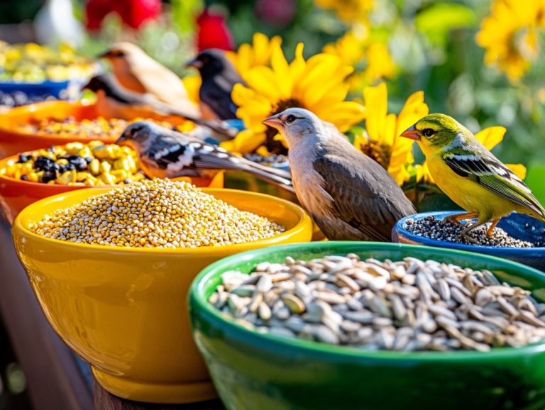 What Are the Different Types of Bird Feed?