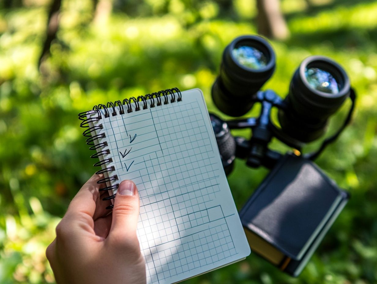 Recommended Bird Watching Checklist Resources