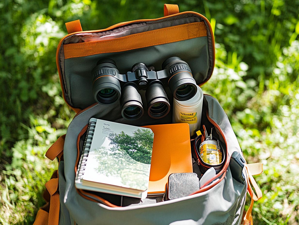 A high-quality spotting scope for birdwatching.