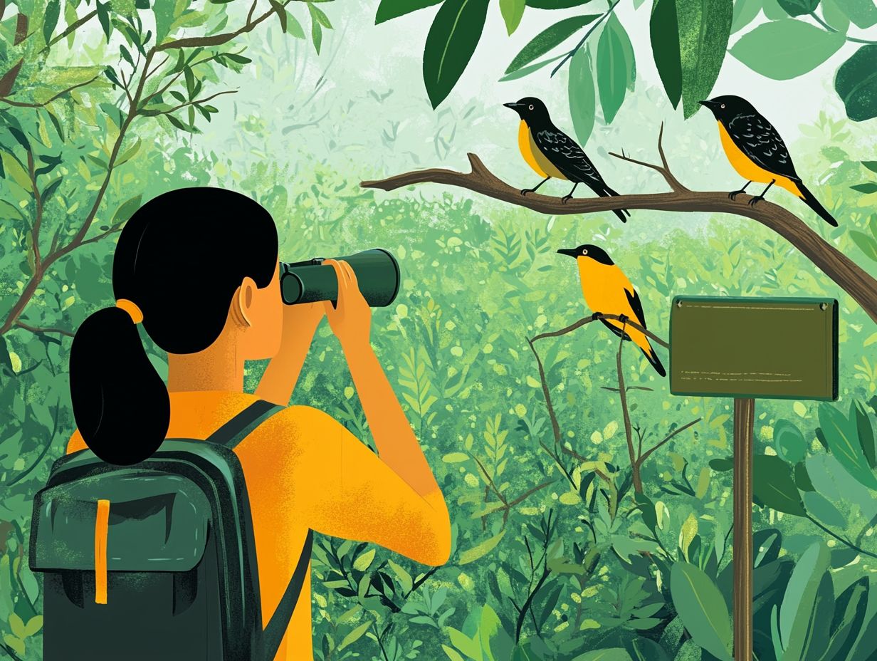 Tips for Responsible Bird Watching