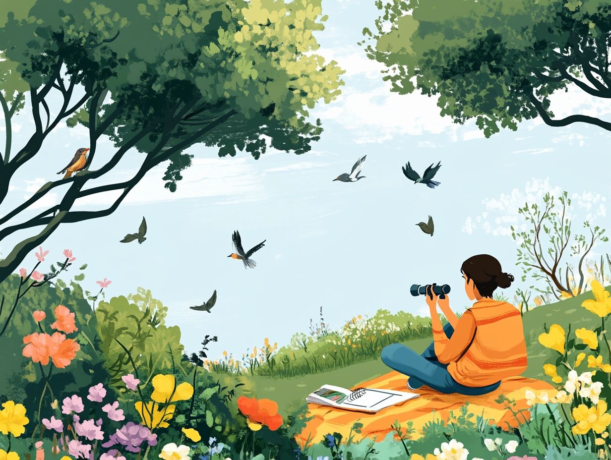 A guide to practicing etiquette while bird watching alone for a better experience.