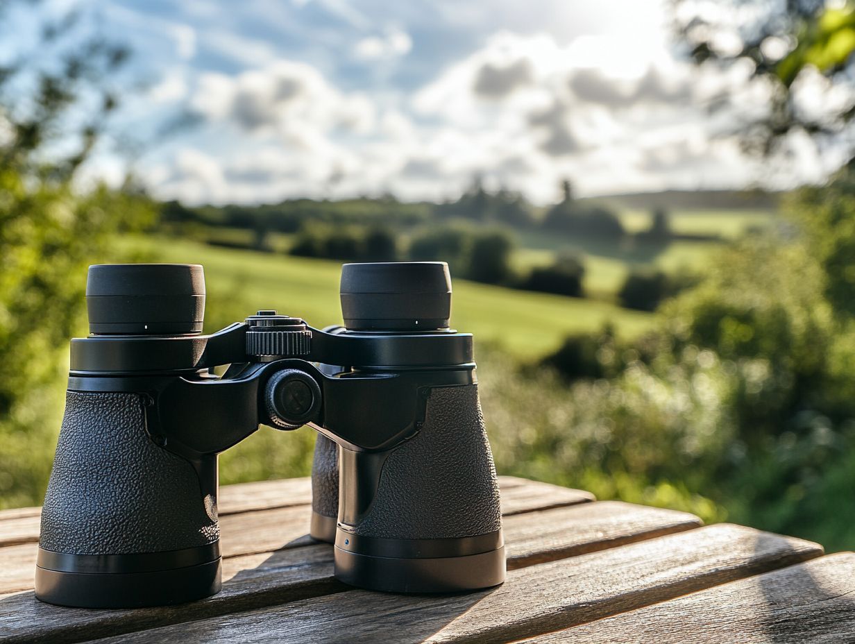 A selection of high-quality binoculars