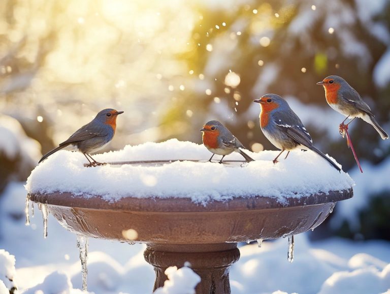 Why You Should Use a Bird Bath Heater